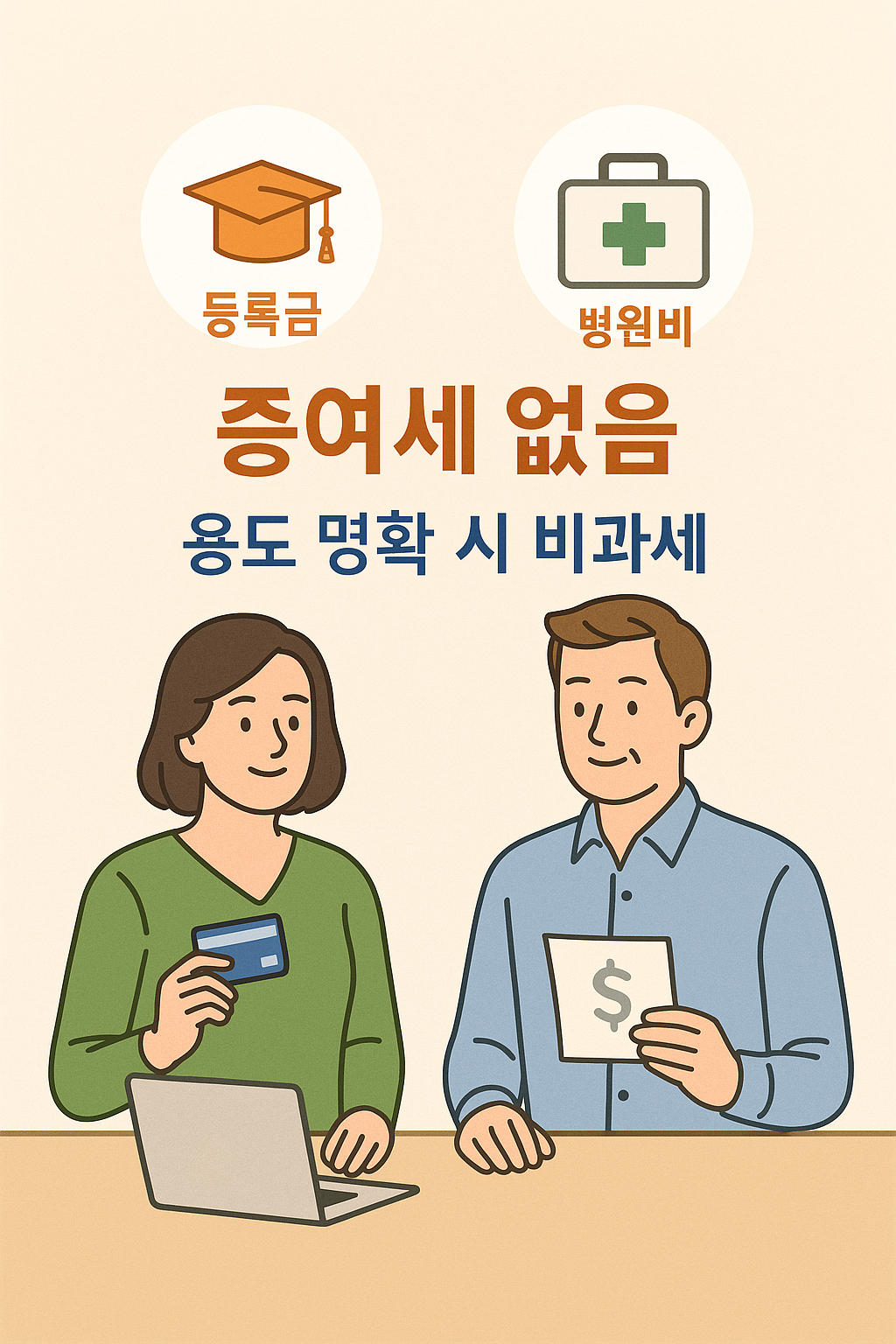 교육비·생활비의 비과세 혜택 인포그래픽
