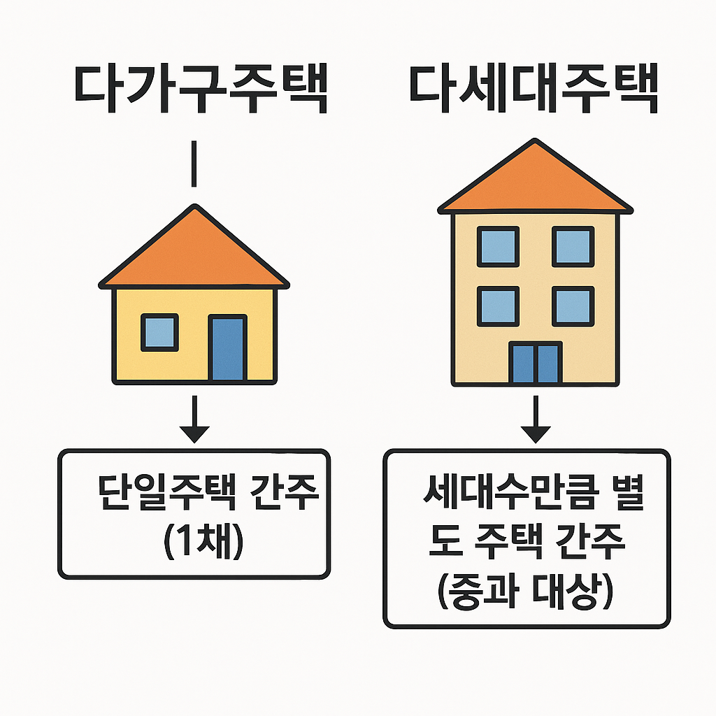 다가구주택 vs 다세대주택 양도세 비교