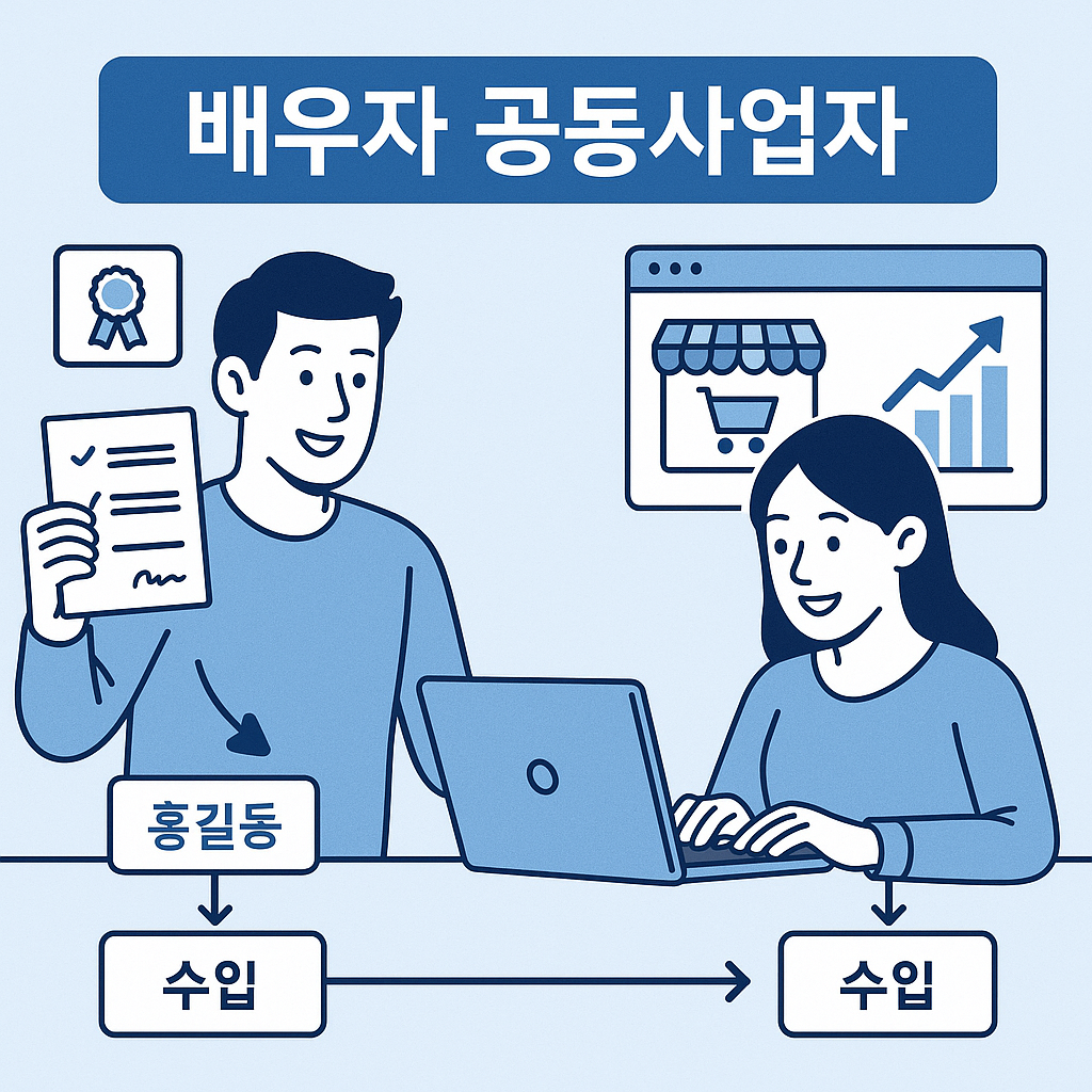 부부 공동사업자 소득 분산 인포그래픽