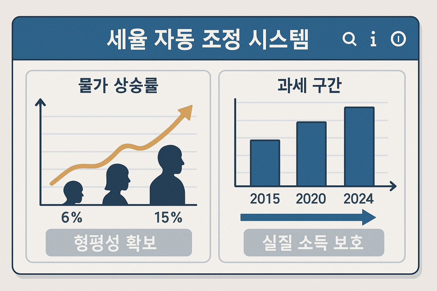 세율 자동 조정 시스템 아이디어 시각화