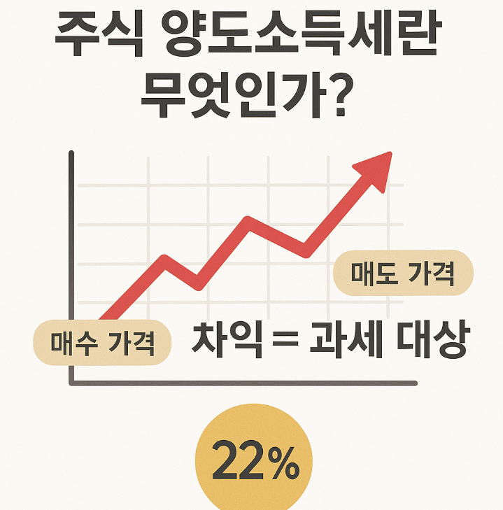주식 양도소득세 개념 설명 이미지
